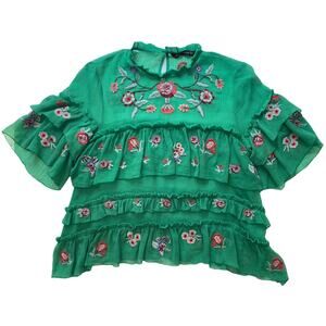 Zara Embroidered Top